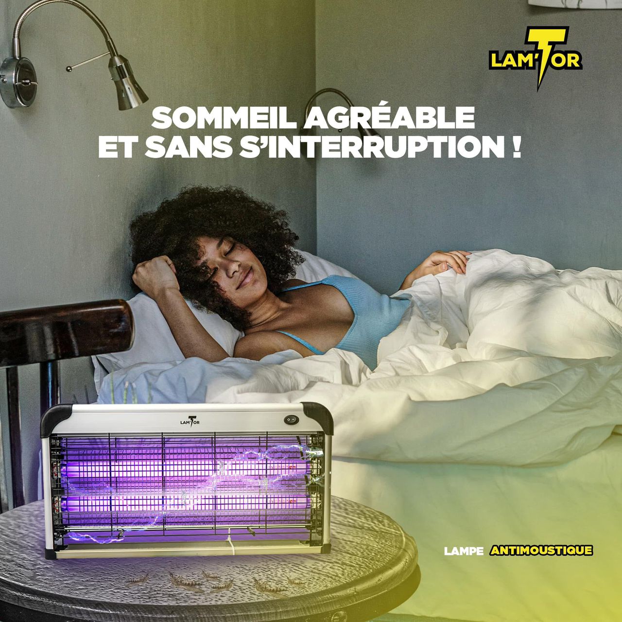 Lampe anti-moustiques