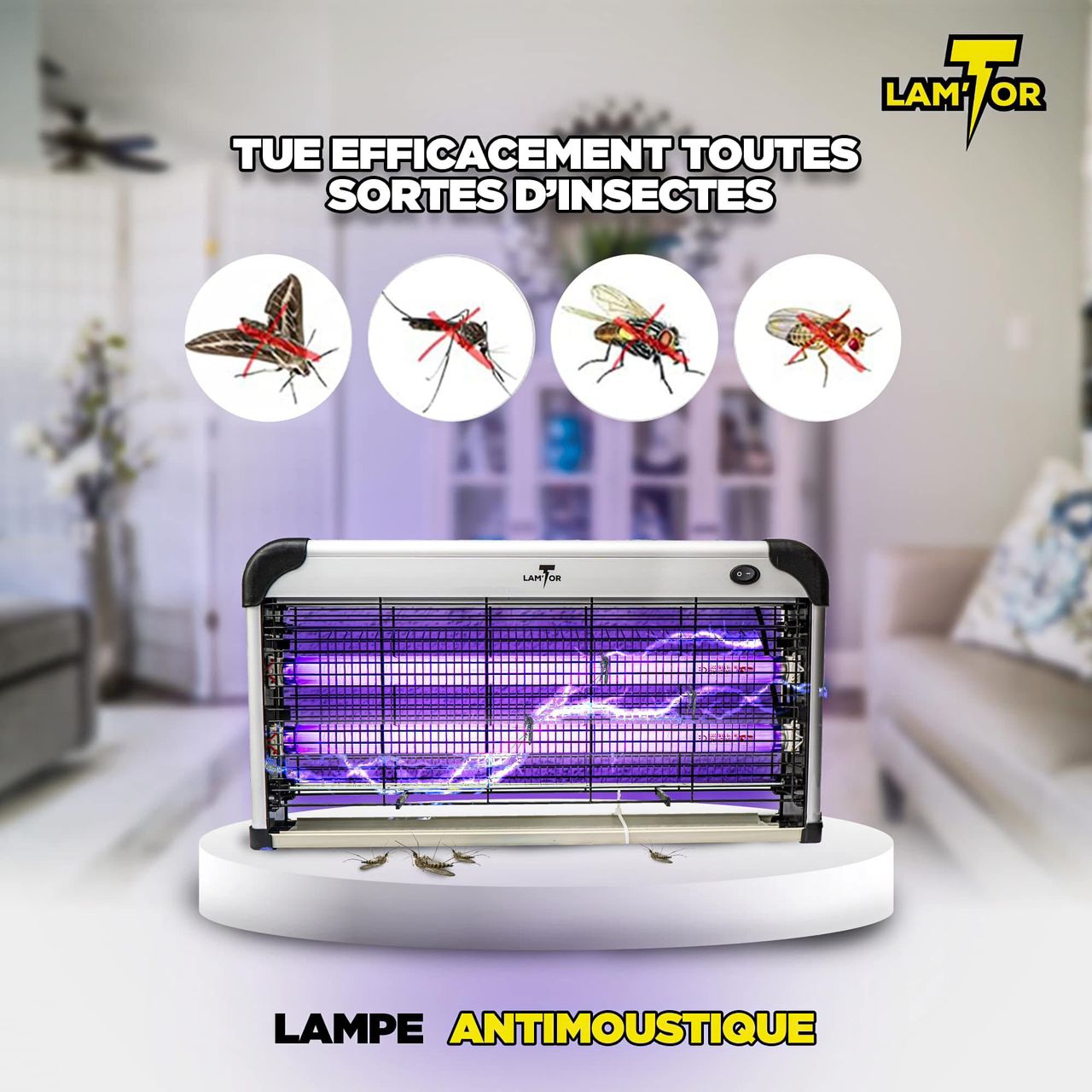 Lampe anti-moustiques