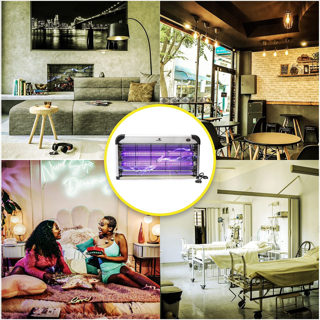 Lampe anti-moustiques